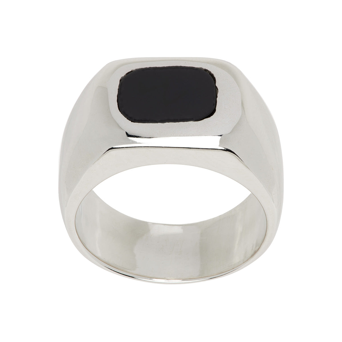 Silver Signet Dome Ring